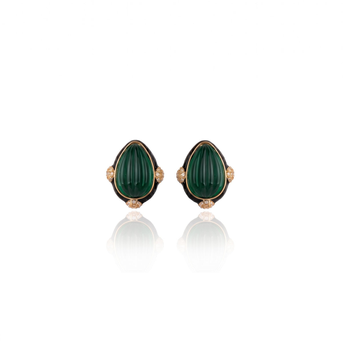 Quilla Earrings Green