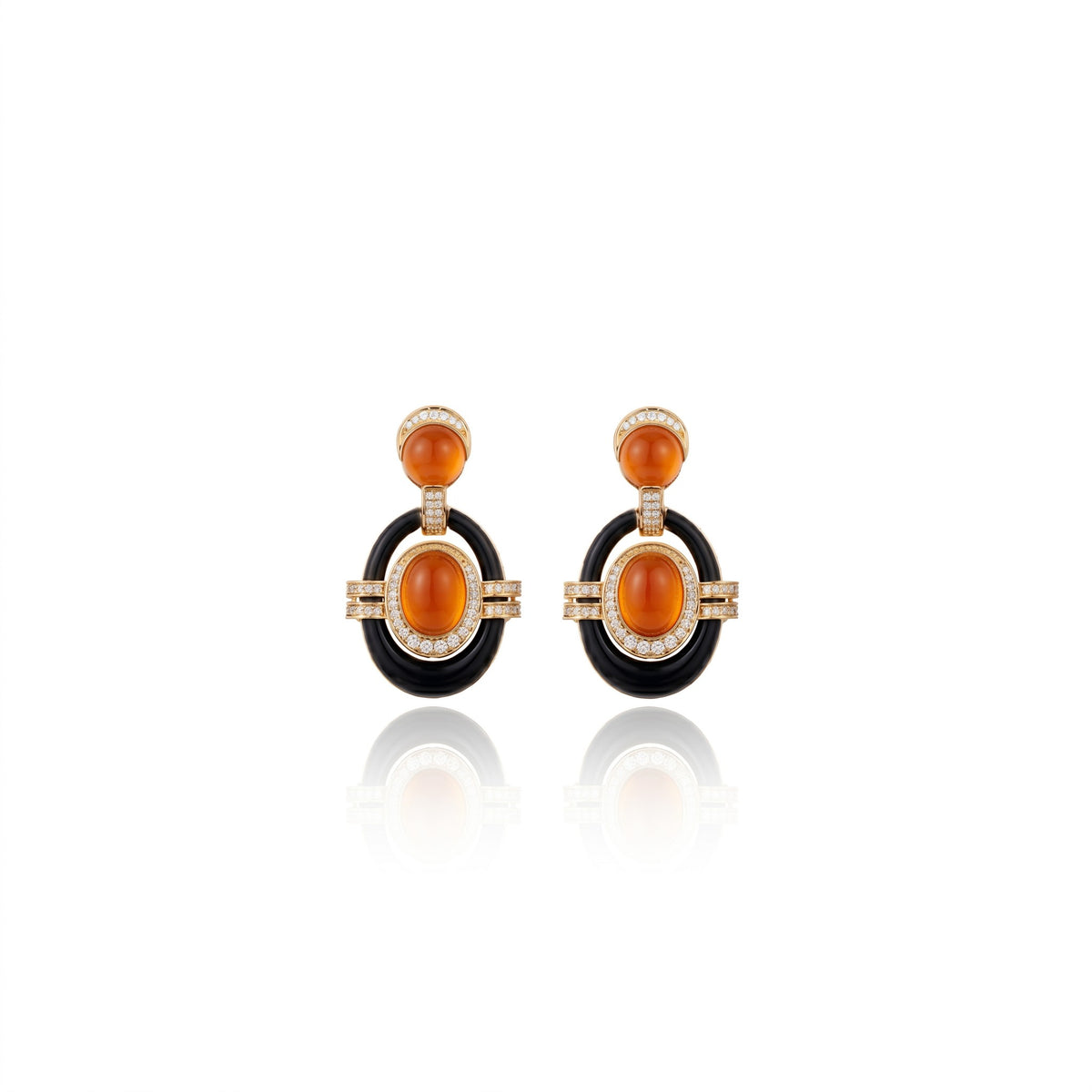 Machu Picchu Earrings Coral