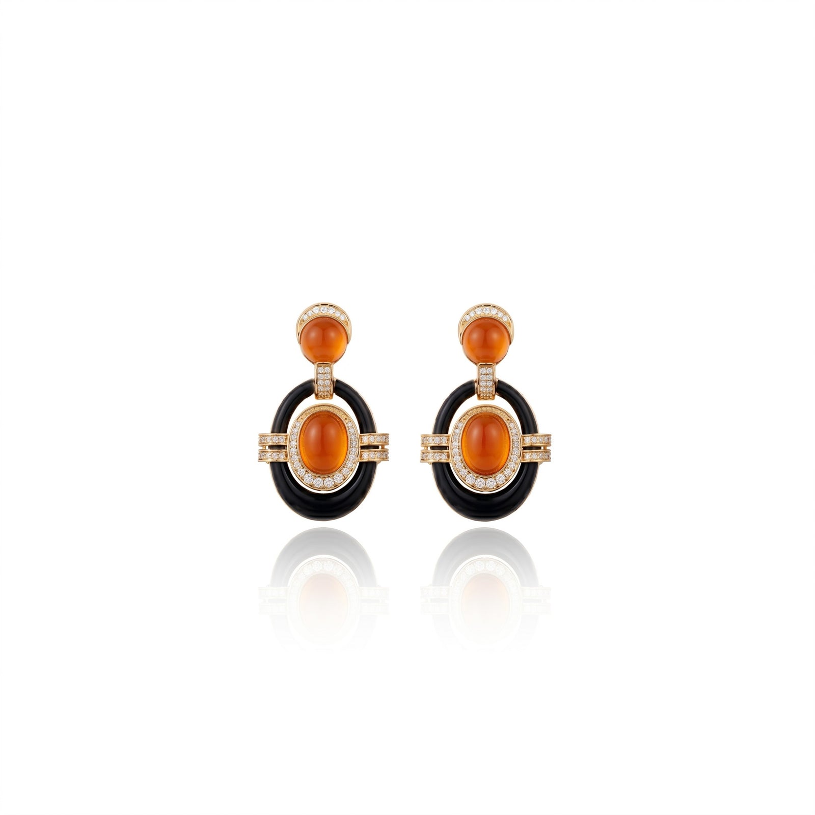 Machu Picchu Earrings Coral