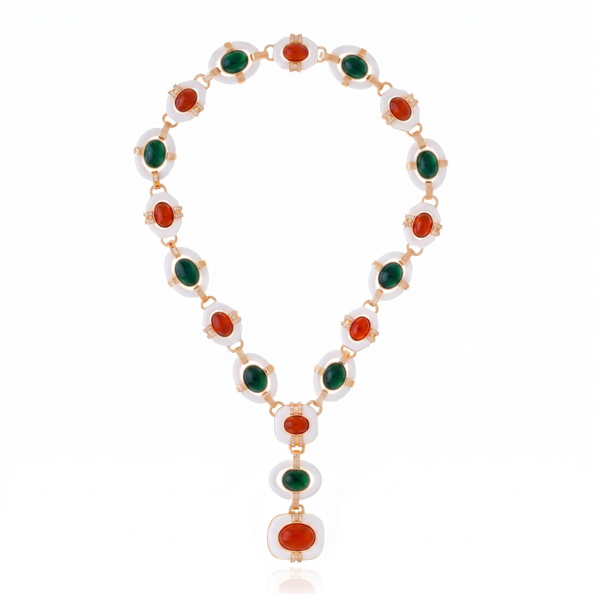 Empress Necklace Coral