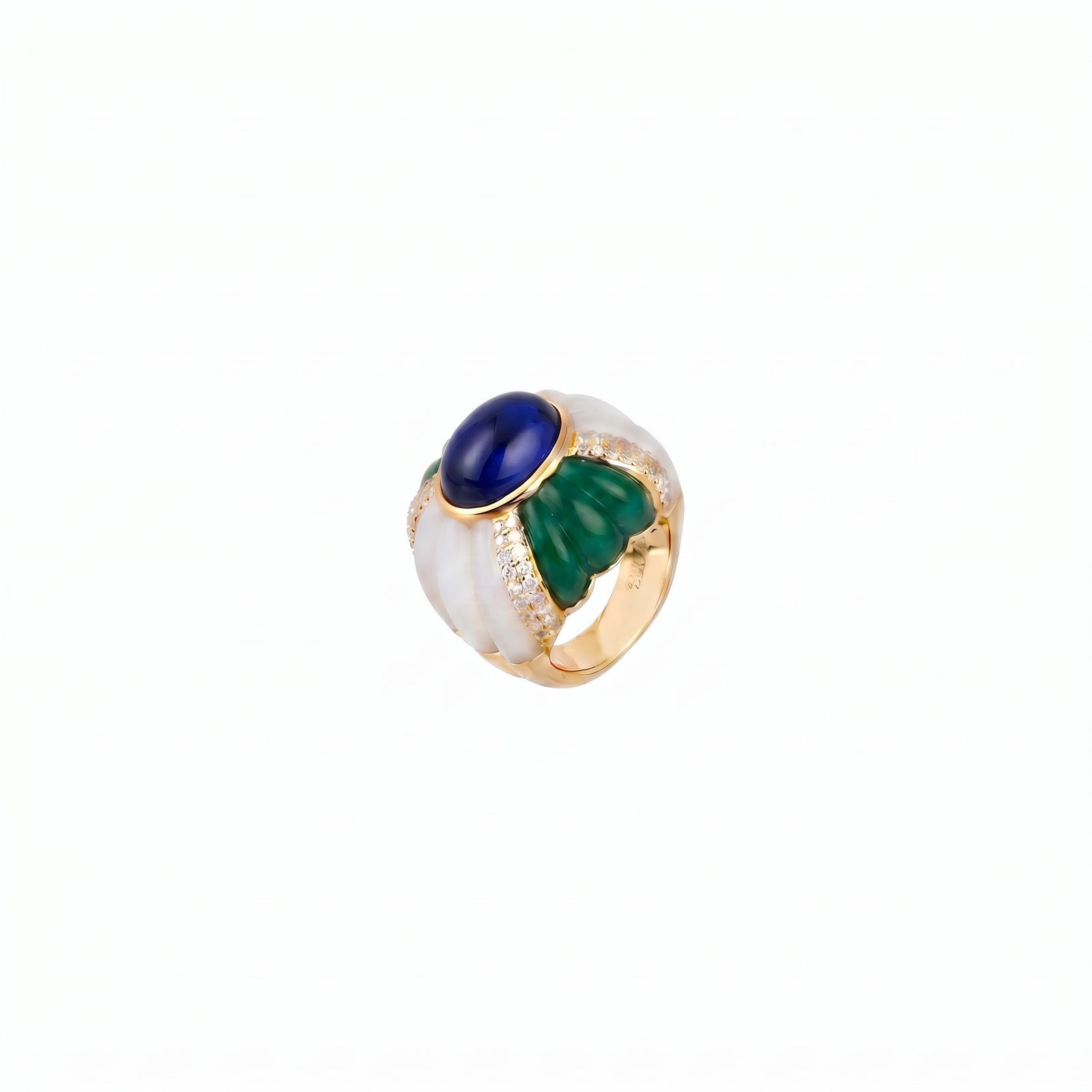 Machu Picchu Ring Blue