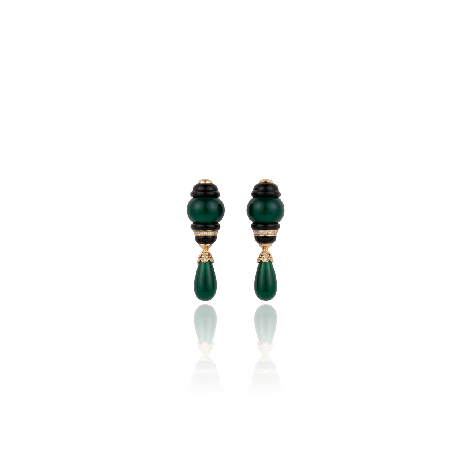 Qori Earrings Green