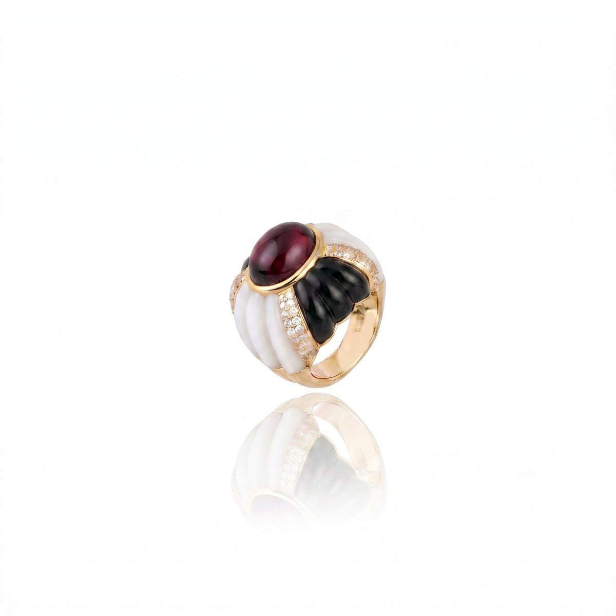 Machu Picchu Ring Burgundy