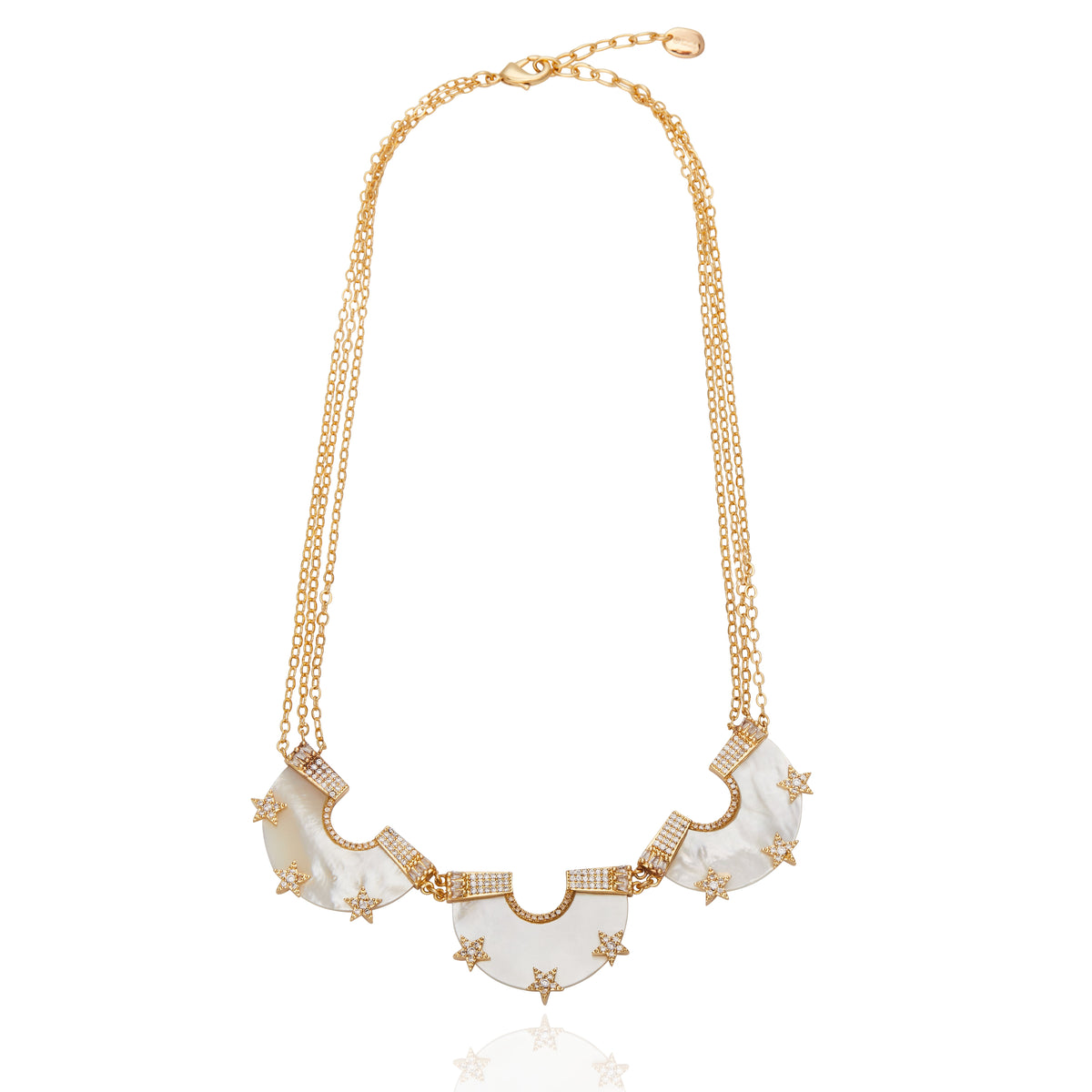 White Mother of Pearl Belinda Necklace