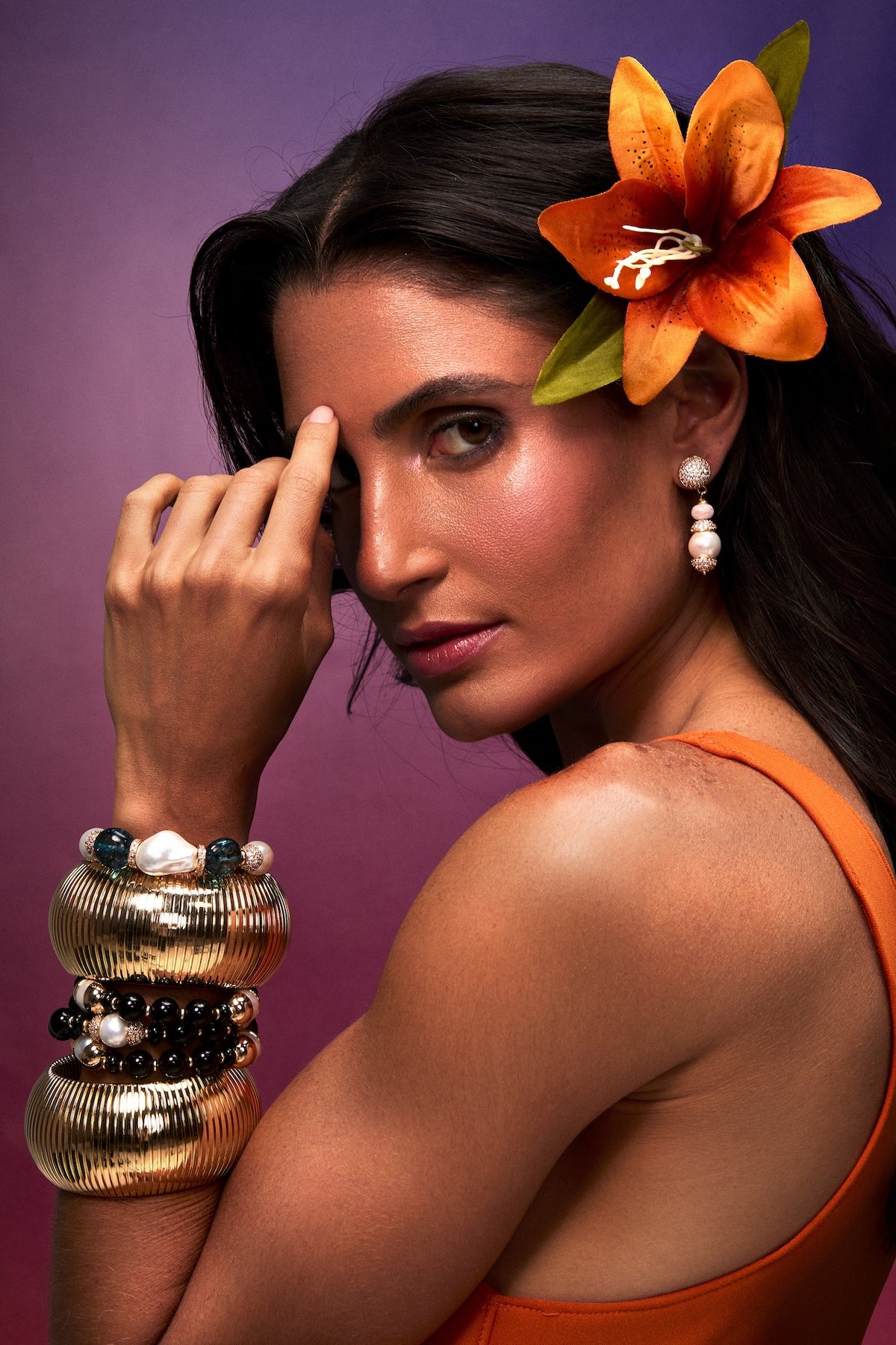 Portinari Trio Bracelet Amethyst