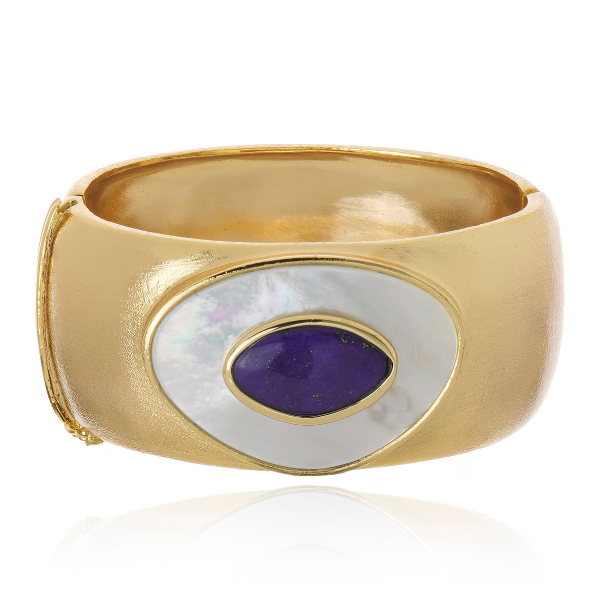 Poet Bangle - Mother of Pearl