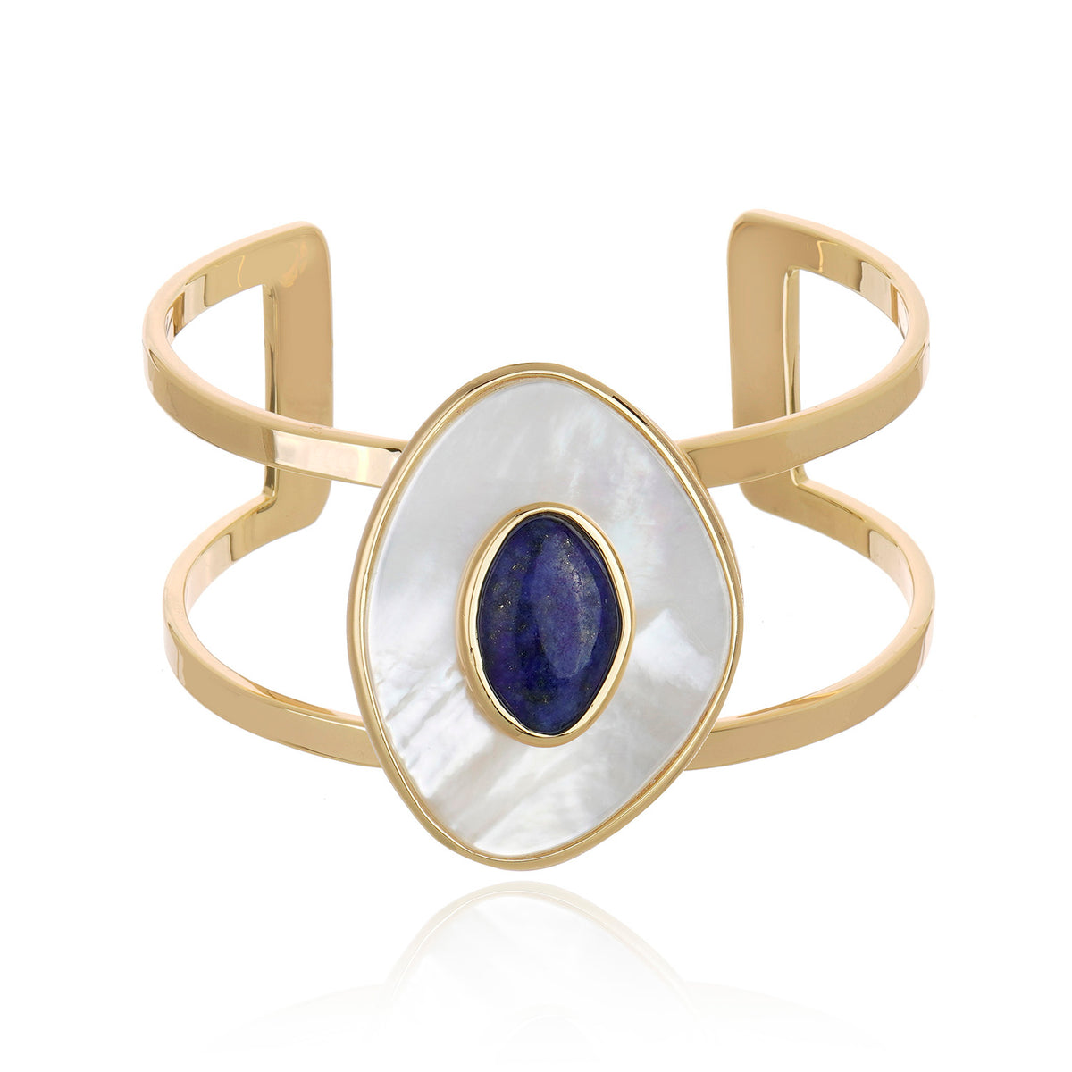 Poet Cuff - Mother of Pearl