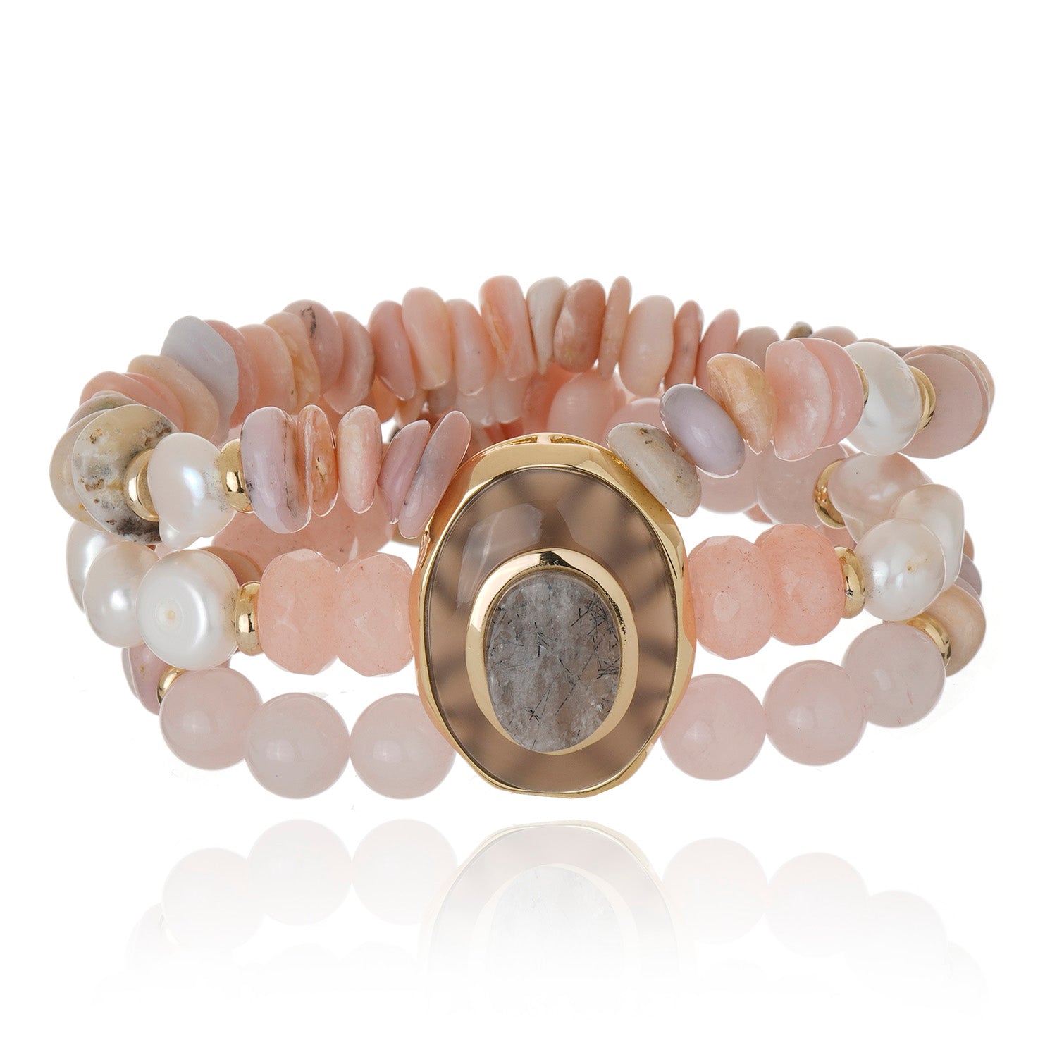 Confidence Bracelet - Rose Quartz Amethyst