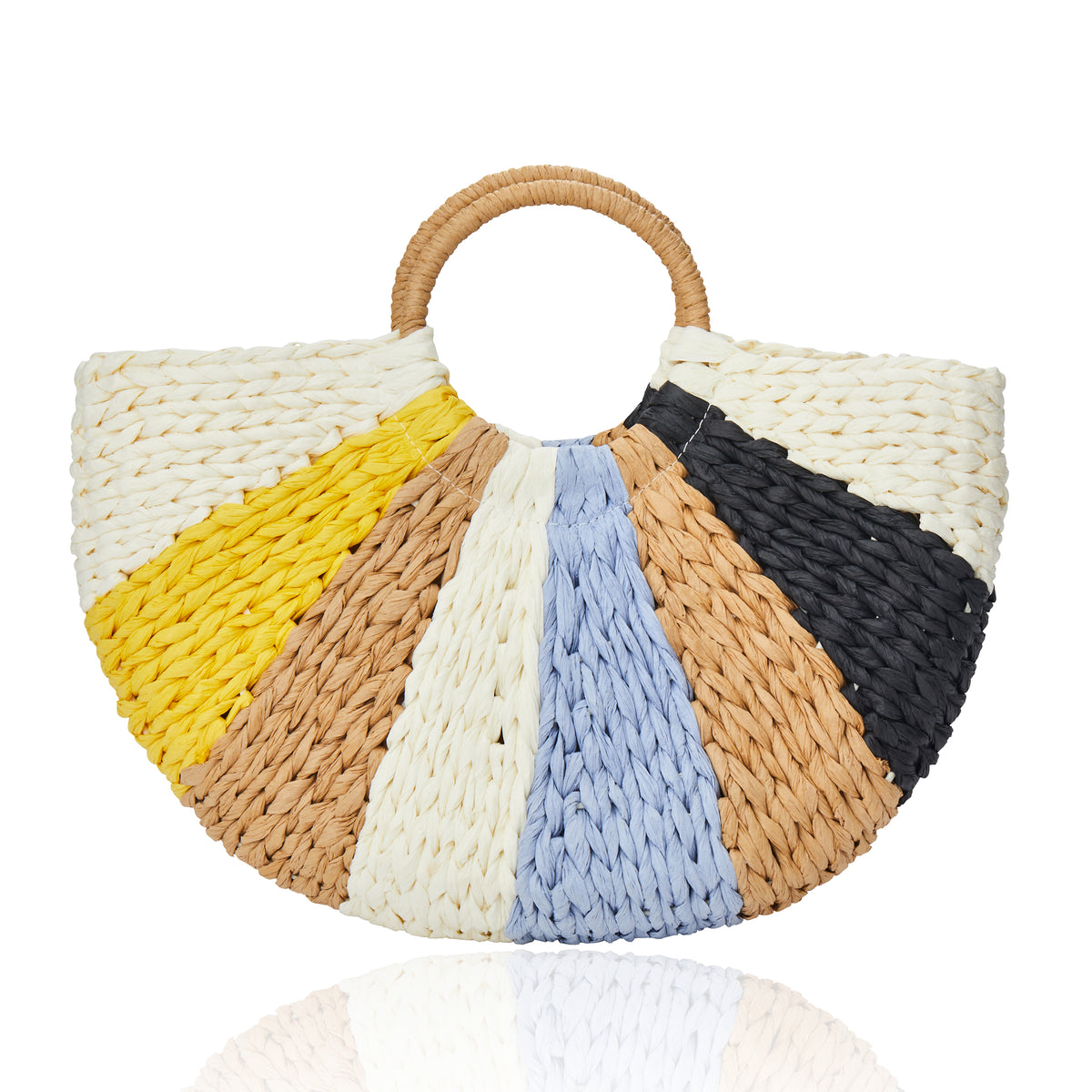 Multi Colors Crescent Bag Off White