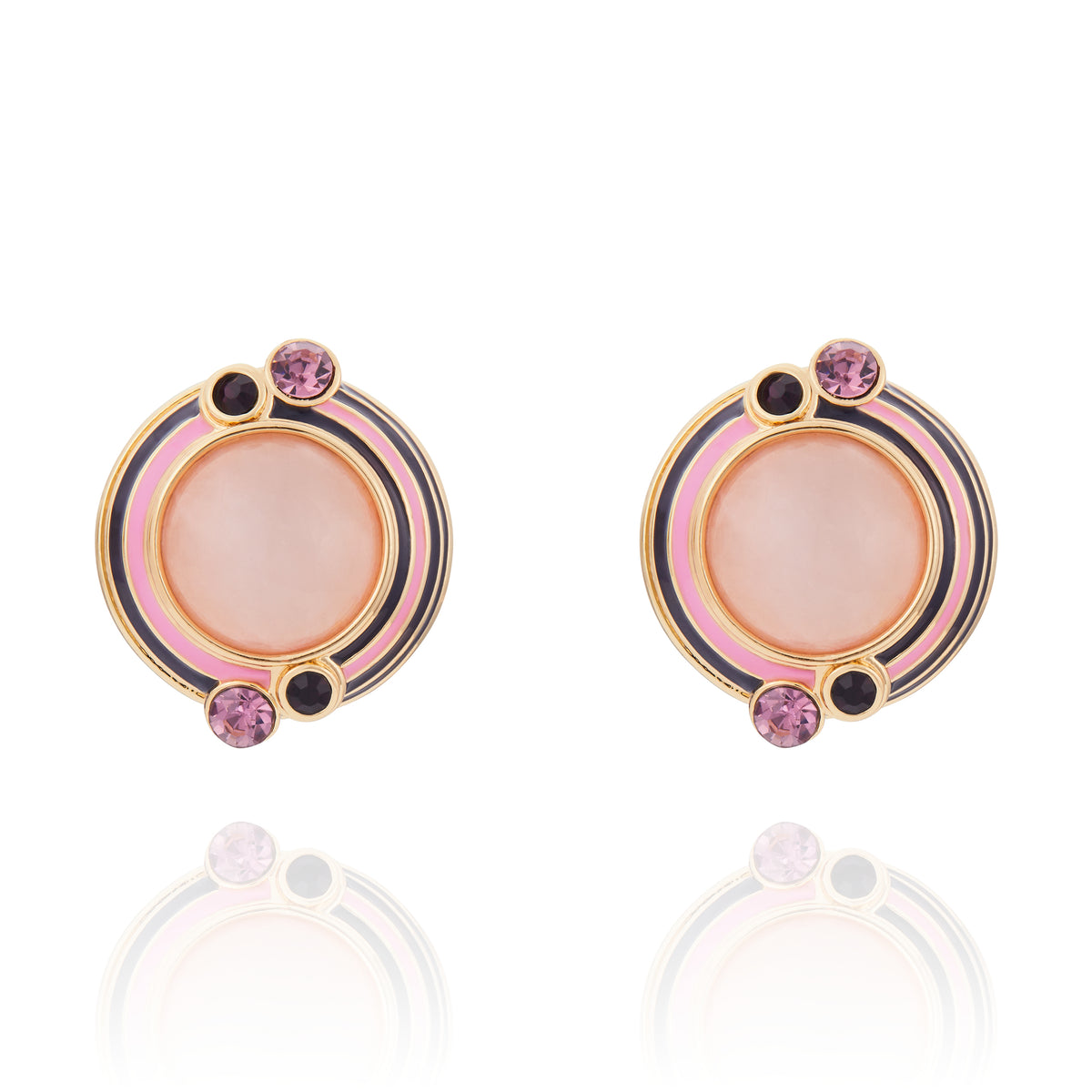 San Marco Stud Earring Rosé