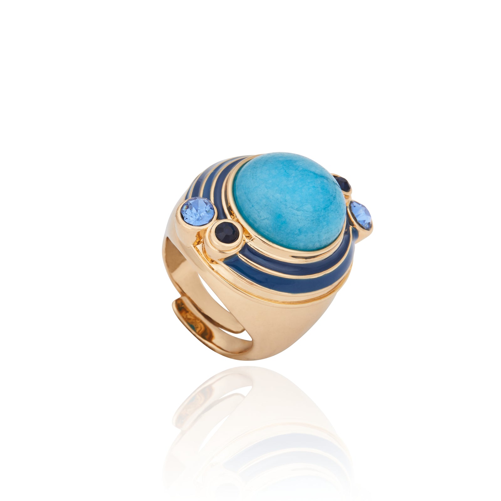 San Marco Oval Ring - Turquoise