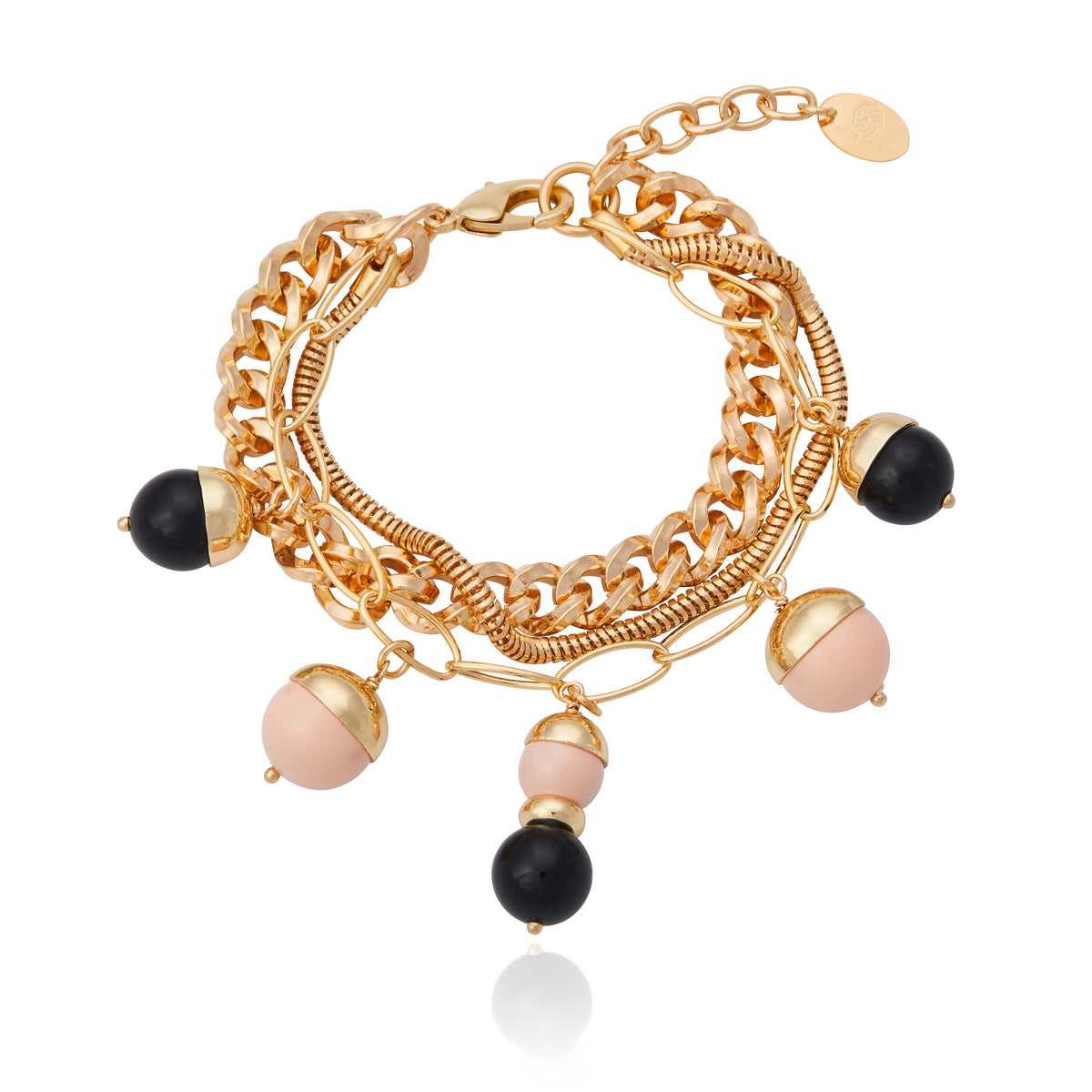 San Marco Rosé Stone Charm Bracelet