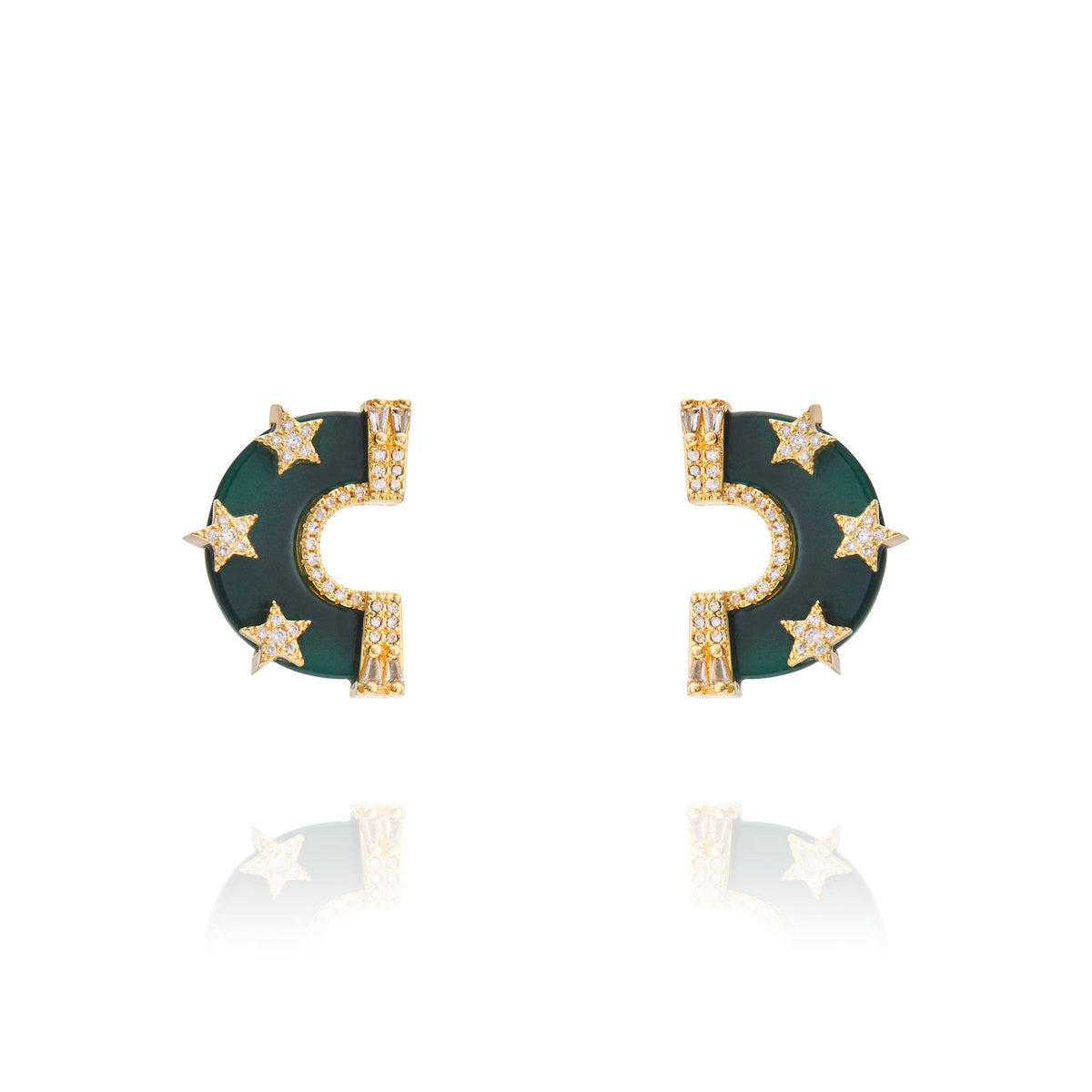 Belinda Earring Malachite