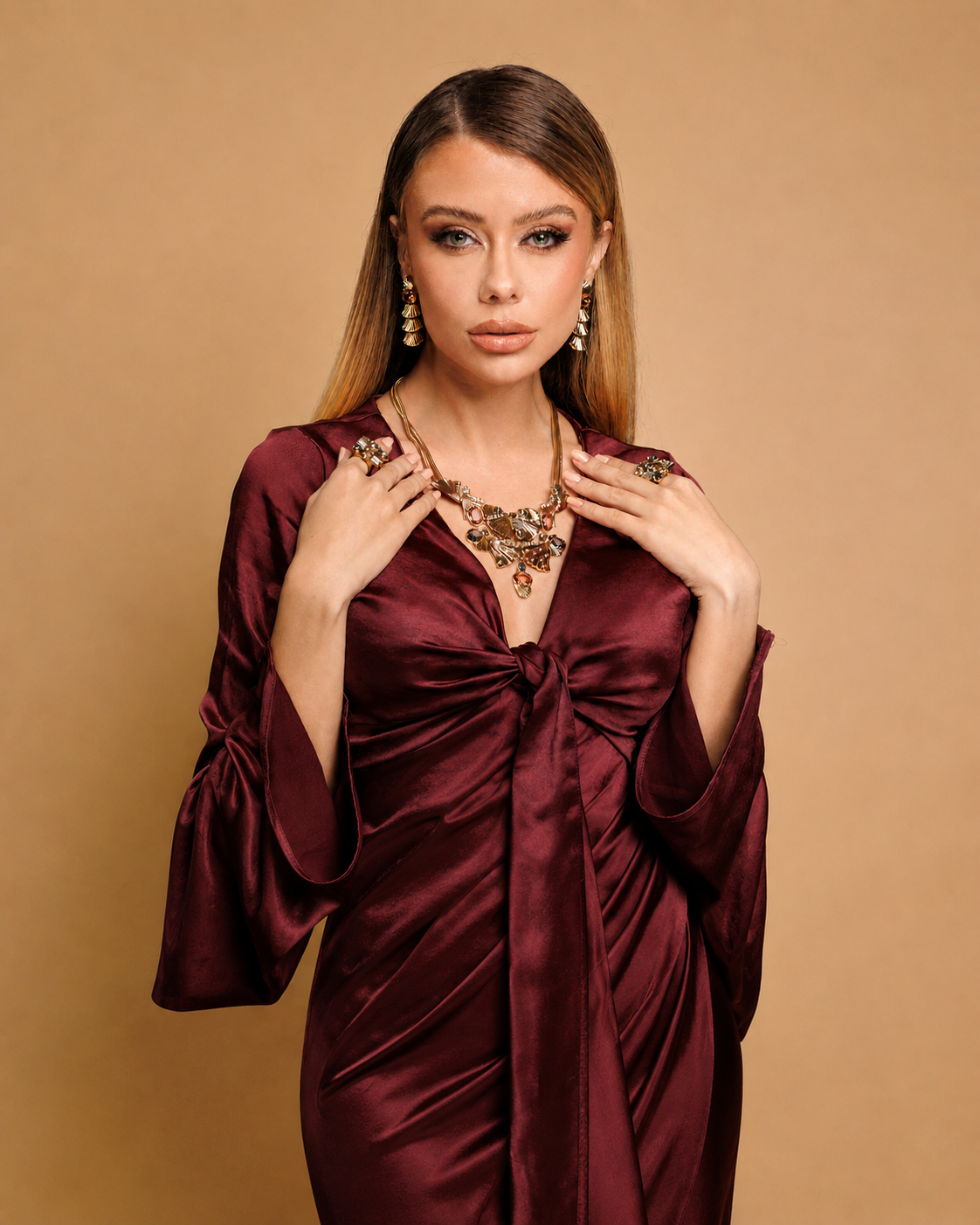 Milano Concept Necklace - Peach