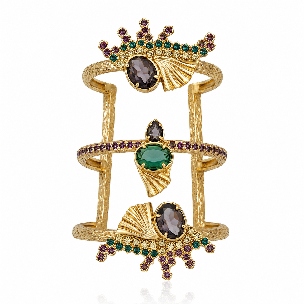 Milano Concept Bangle - Emerald