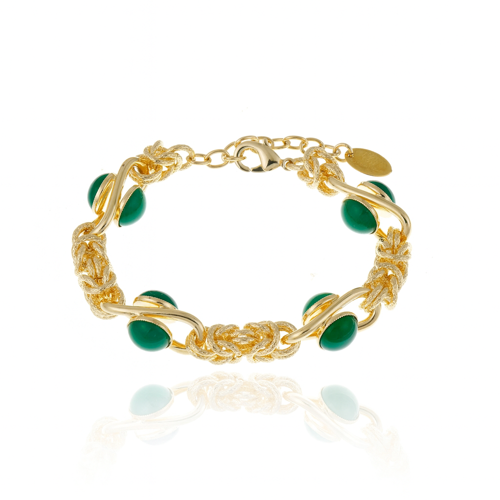 Lisanza Bracelet Green Agate