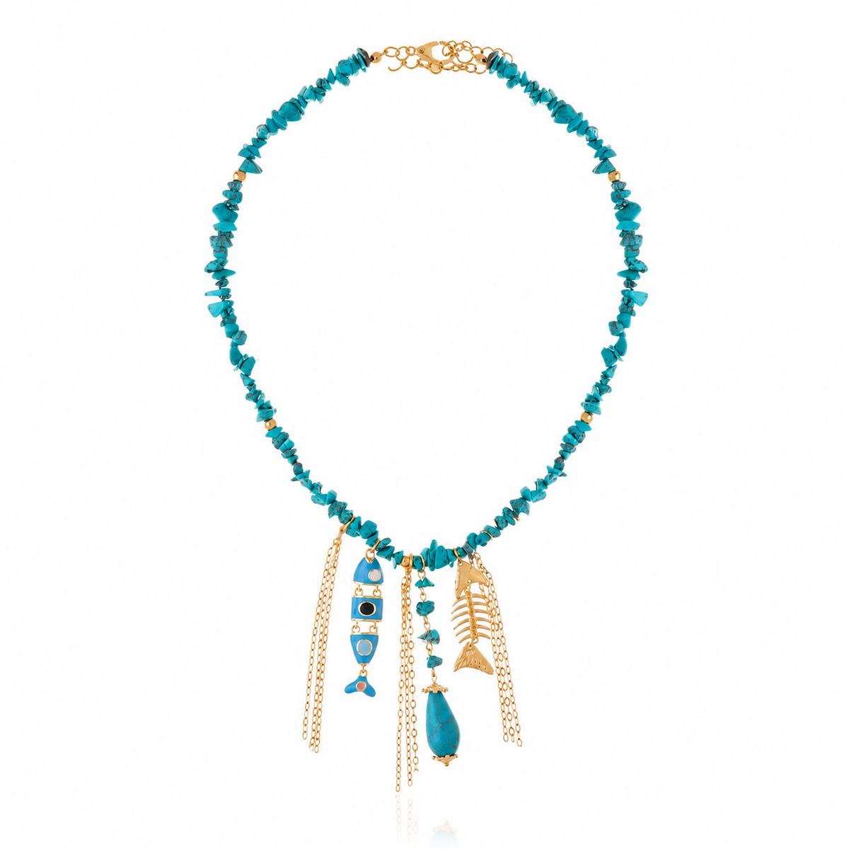 Biarritz Necklace Turquoise