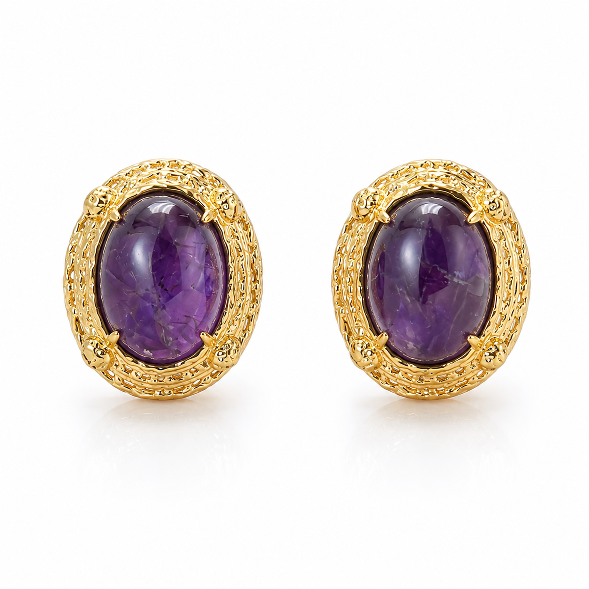 Drago Earring Amethyst