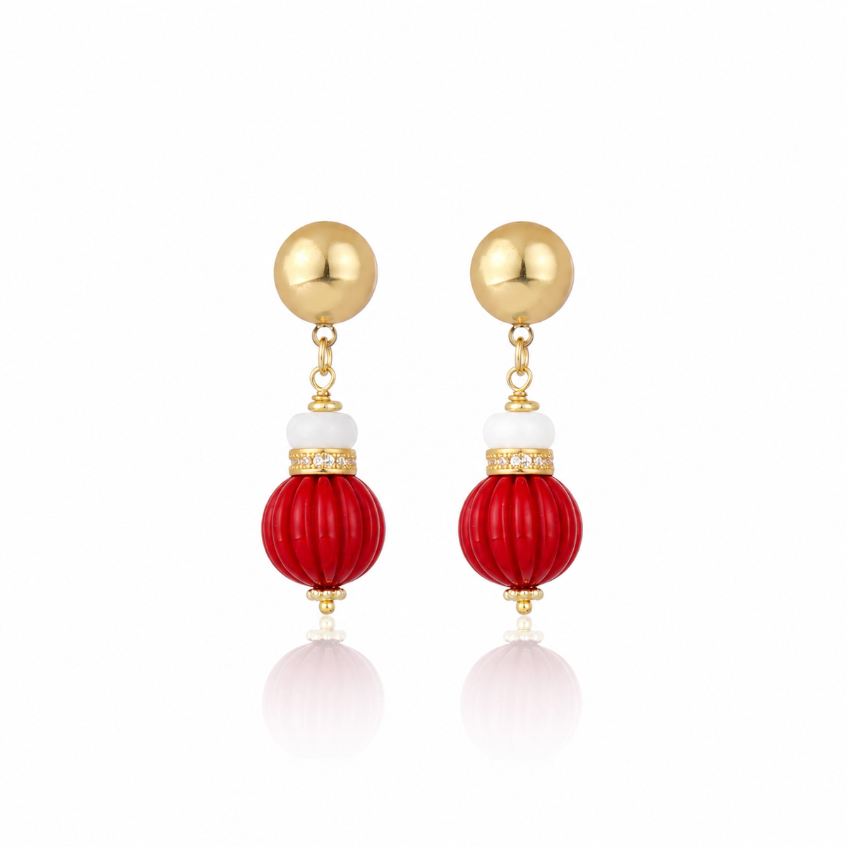 Zina Aita Earring Red