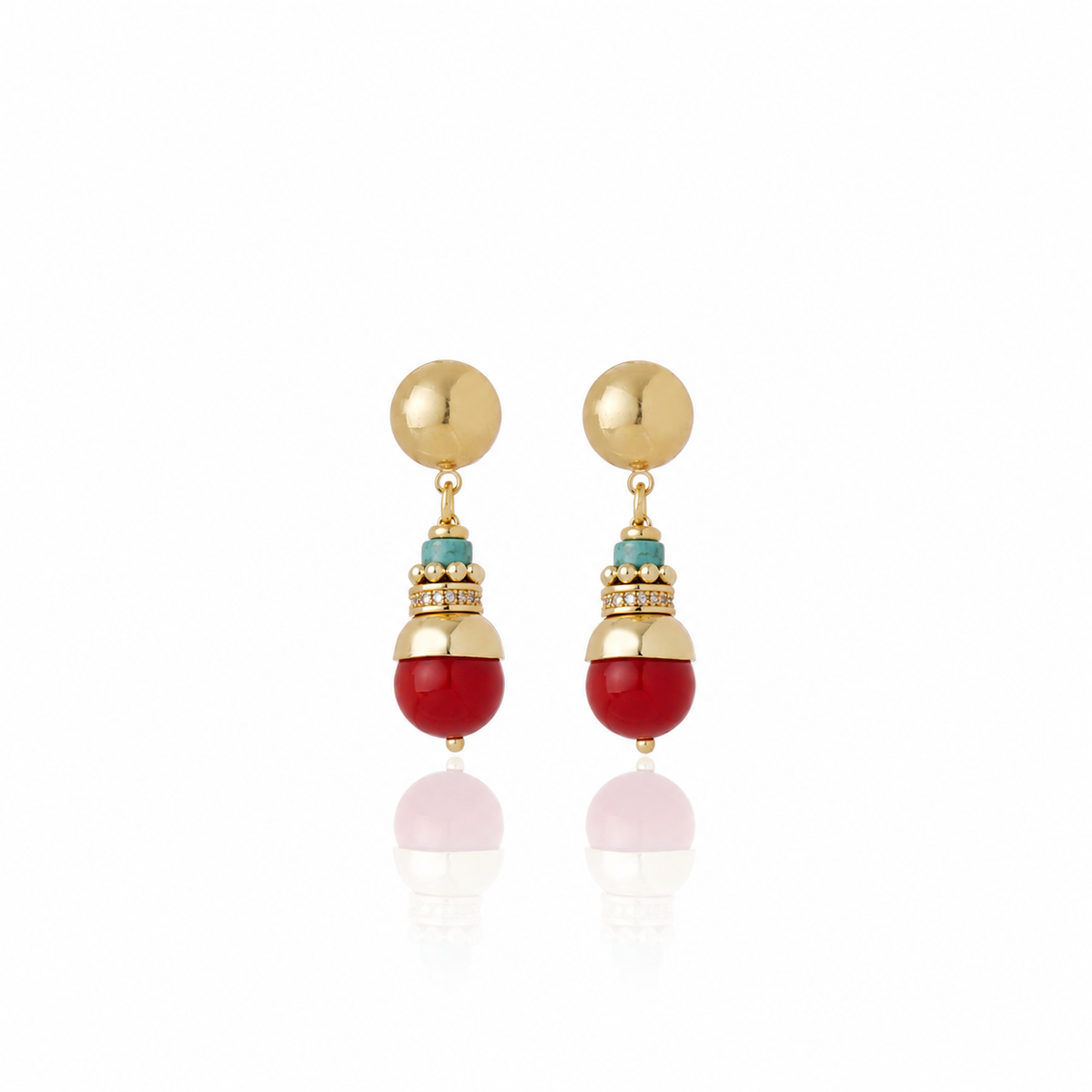 Sirena Earrings Turquoise