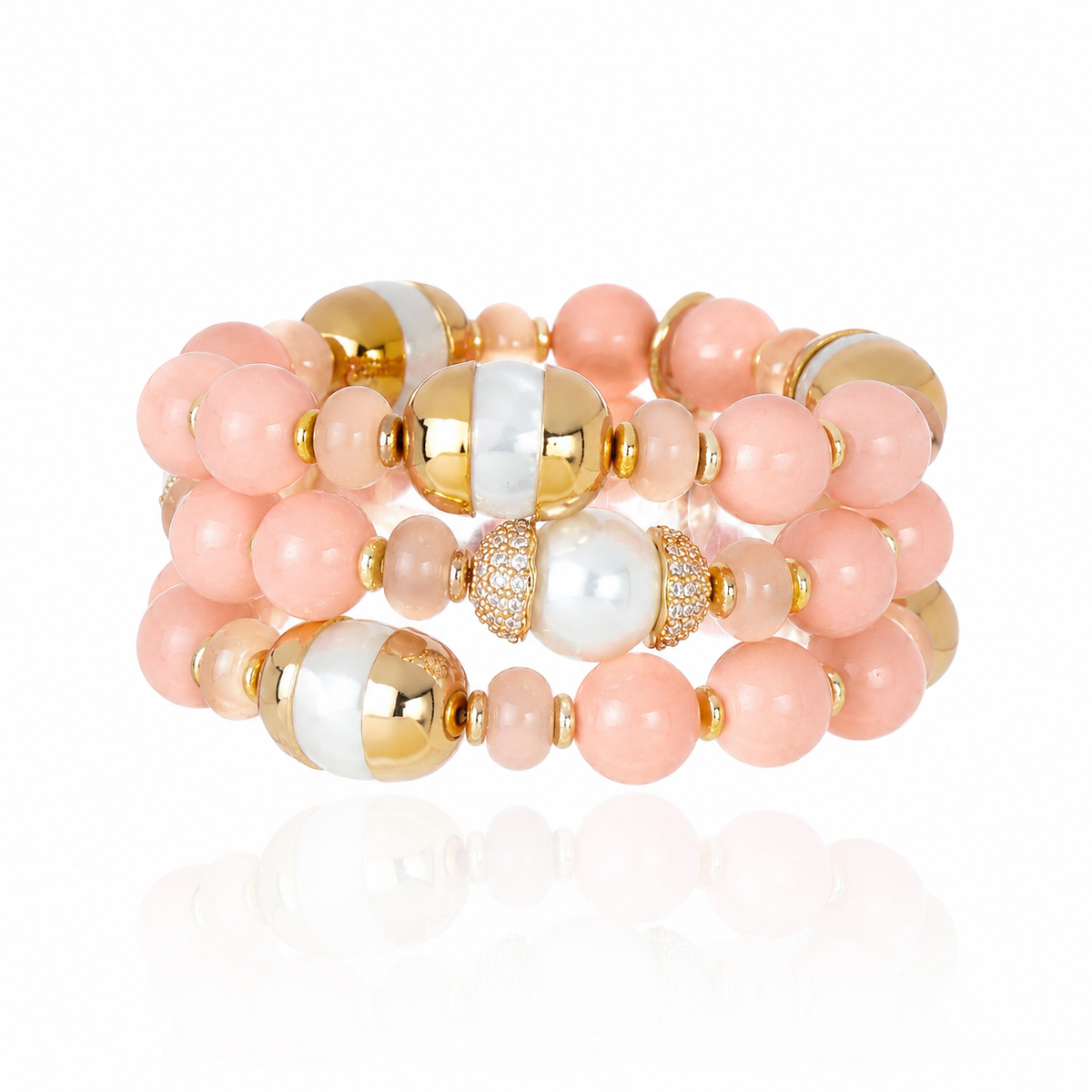 Portinari Trio Bracelet Pink Angel
