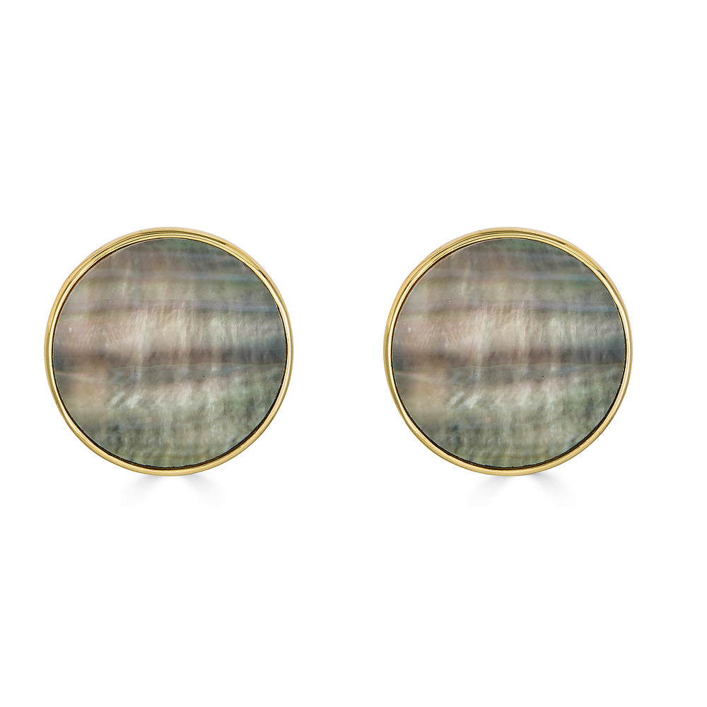 Penelope Earring - Black Mother of Pearl
