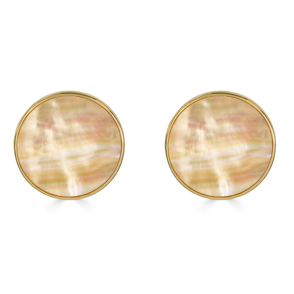 Penelope Earring - Gold Mother of Pearl