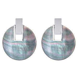 Charlotte Disc Earring - Abalone