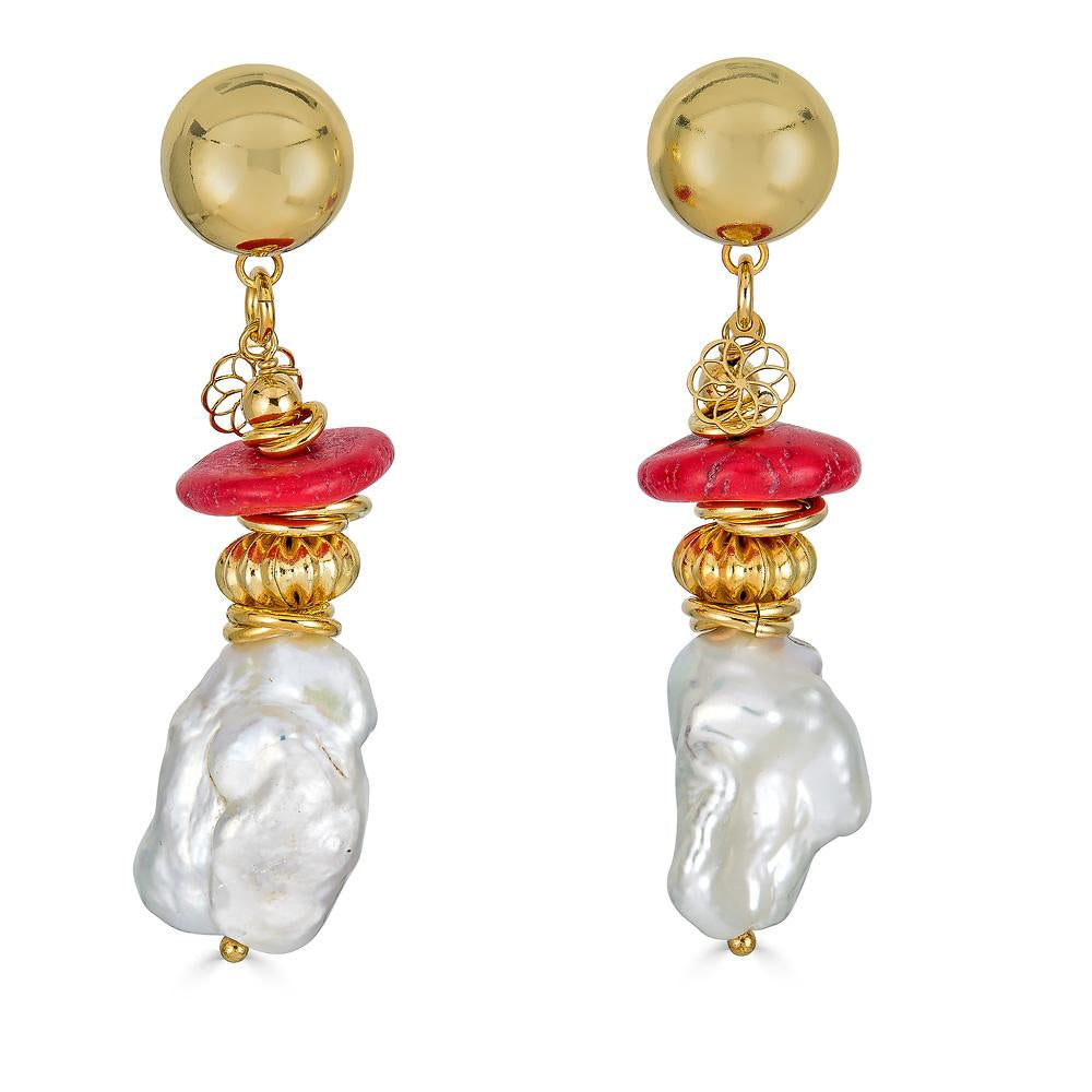 Positano Earring - Red