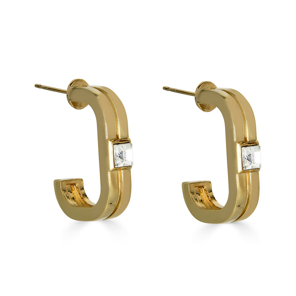 Glam Hoop Earring - Gold