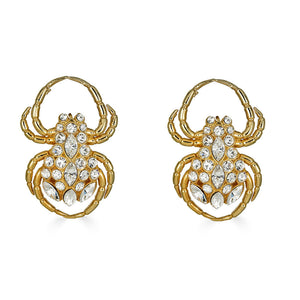 Spider Stud Earring - Silver