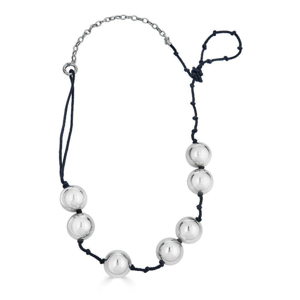 Sphere Necklace - Silver