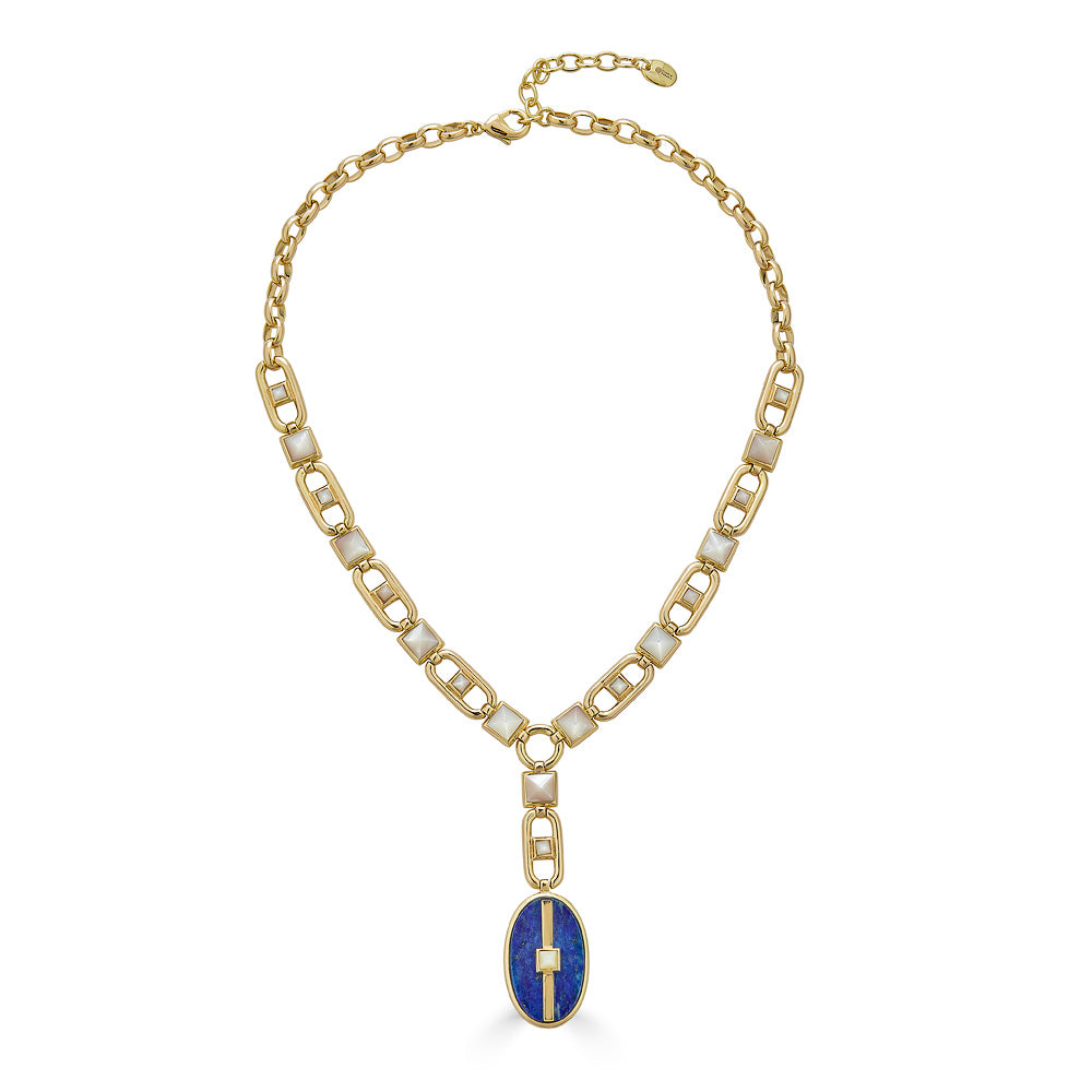 Inspire Drop Necklace Lapis