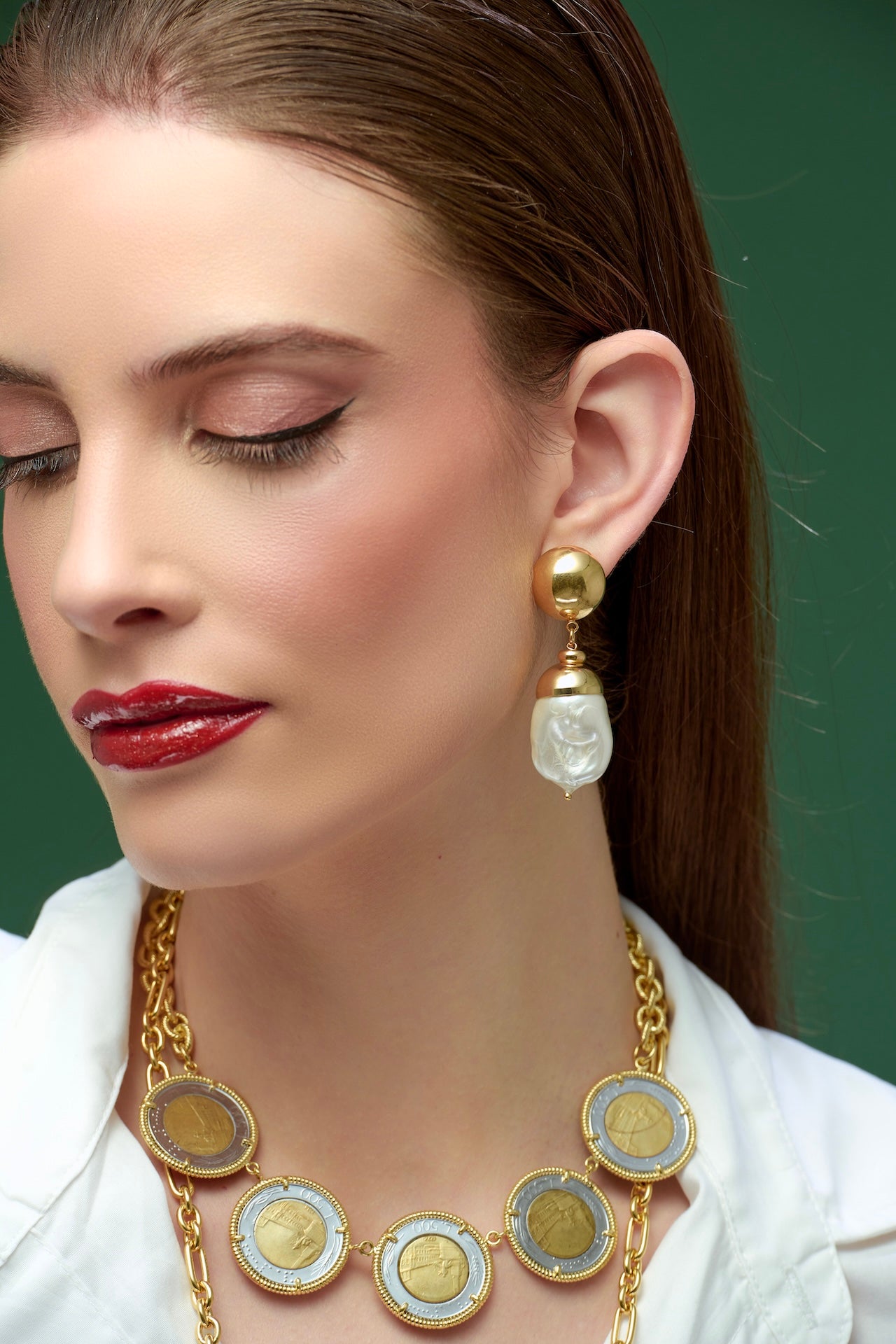 Luna 5 Coin Necklace