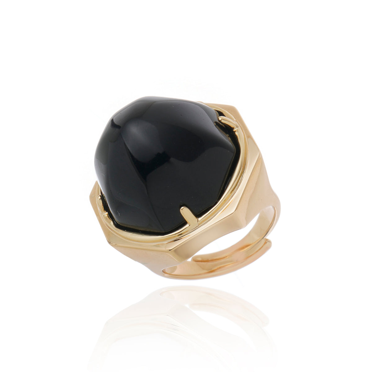 Incanto Ring Black Agate