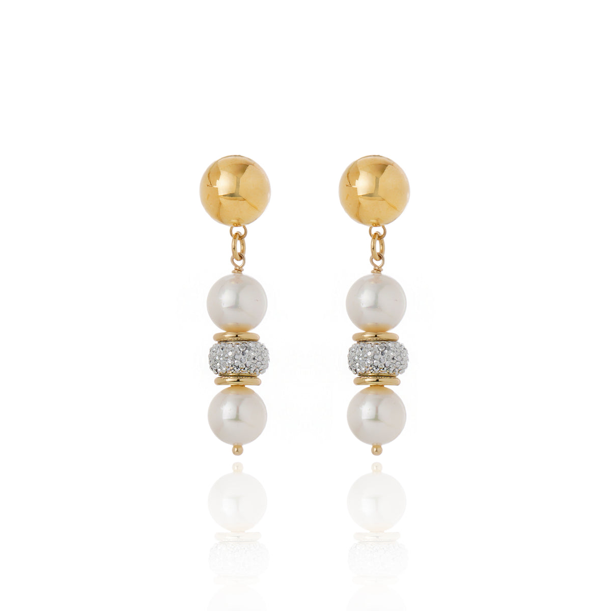 Perlina Earrings 18K Gold Plated