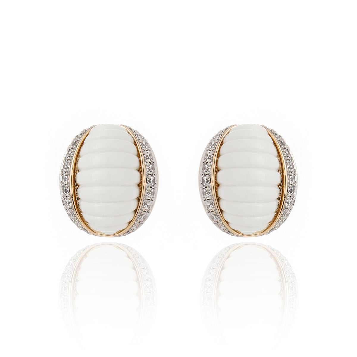 Sogno Earrings White