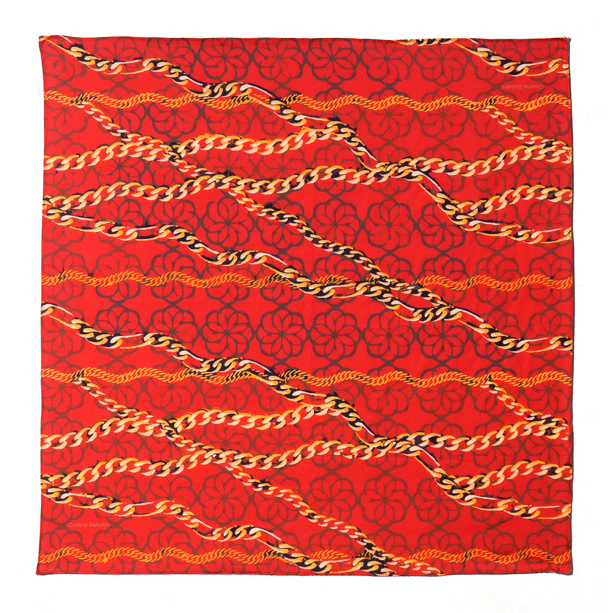 Tropicalia Scarf Red
