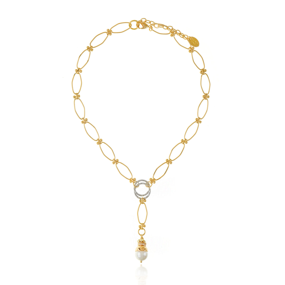 Violet Drop Necklace