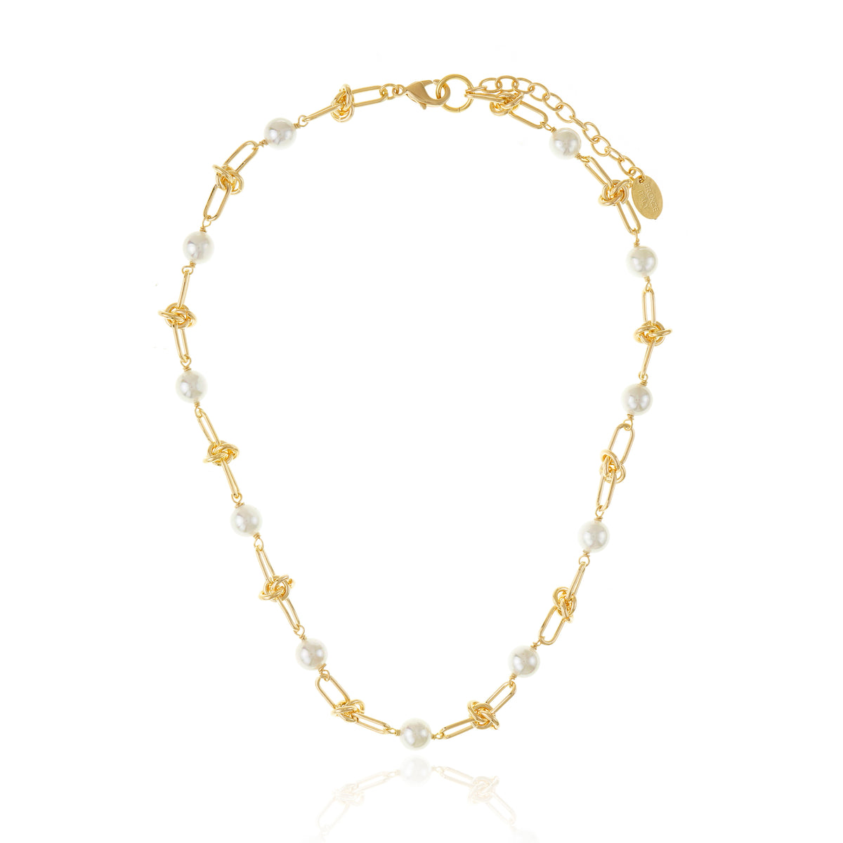 Amelia Pearl Link Necklace