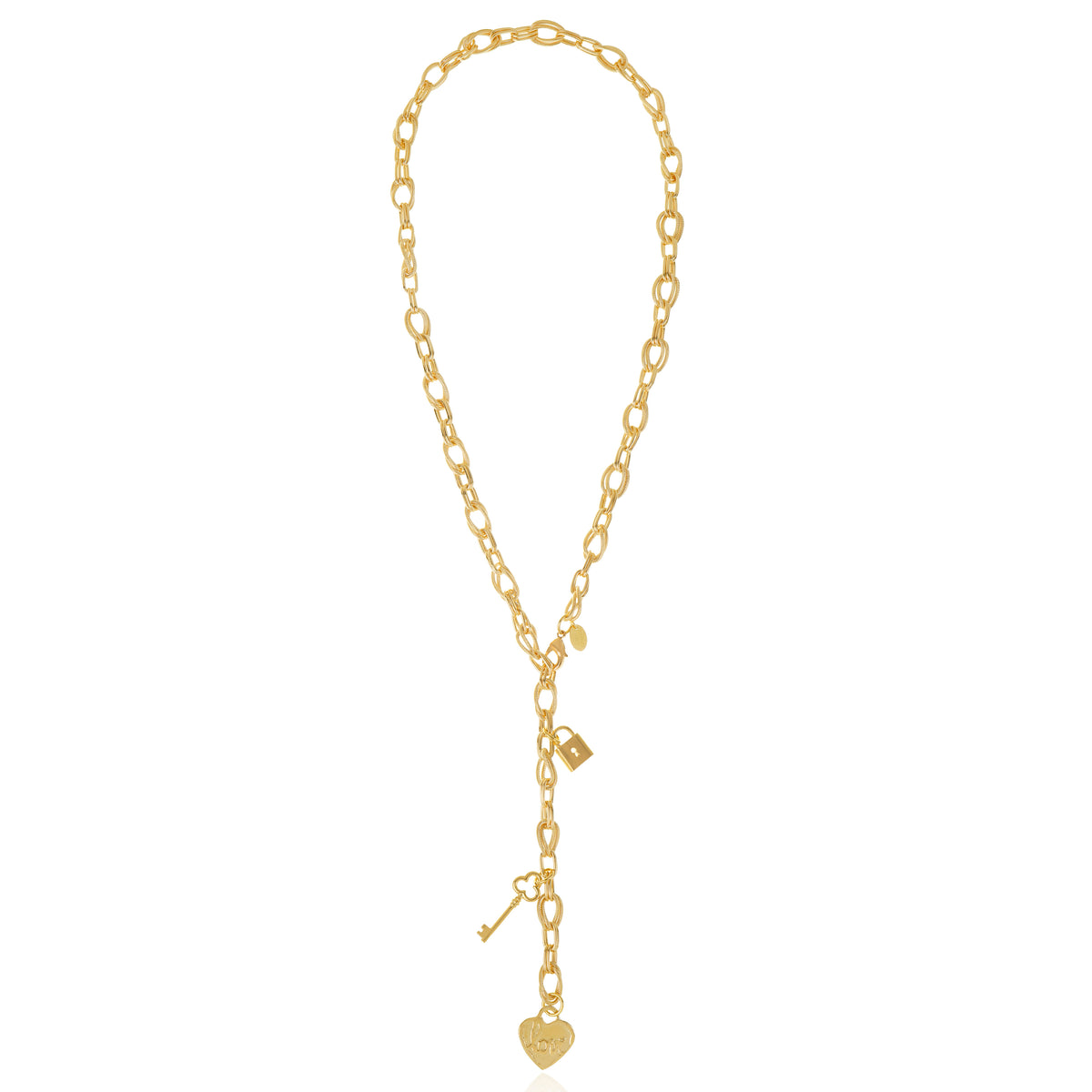 Heart and Lock Necklace