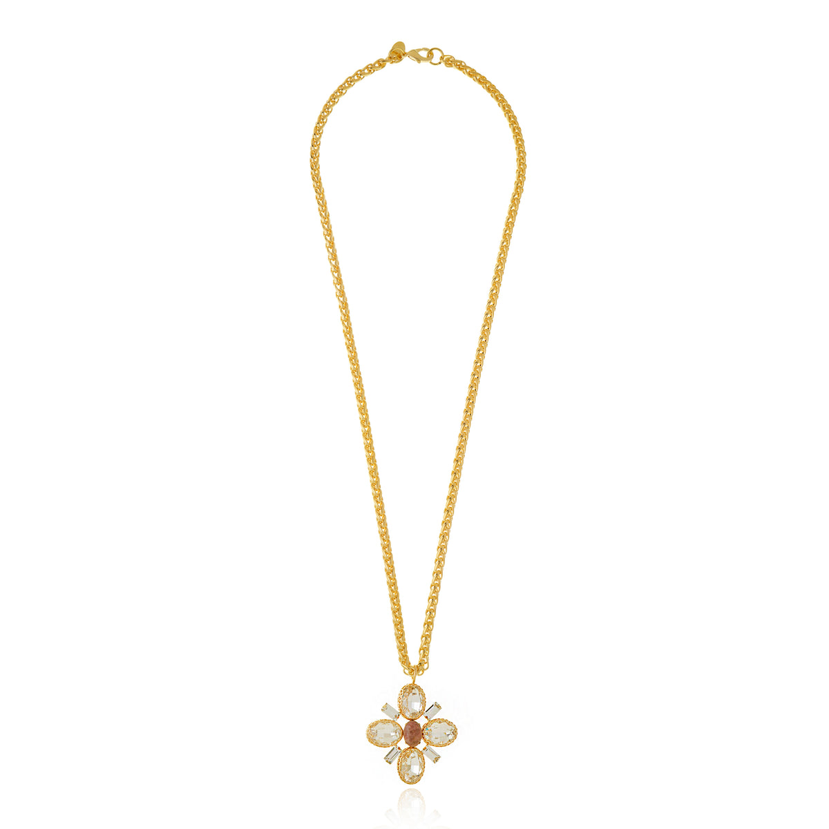 Maia Chain Gem Necklace