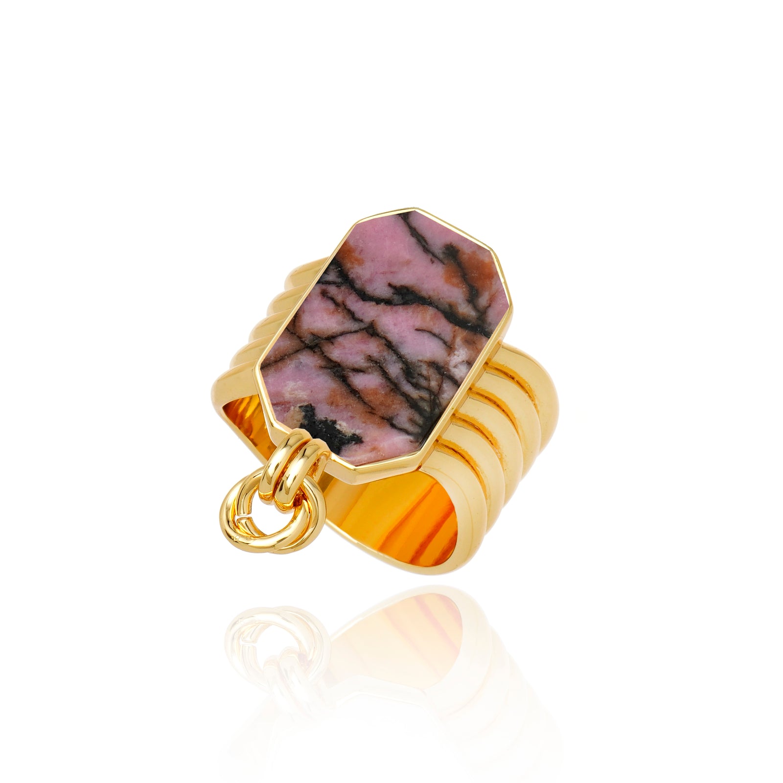 Icon Classic Rhodonite Ring