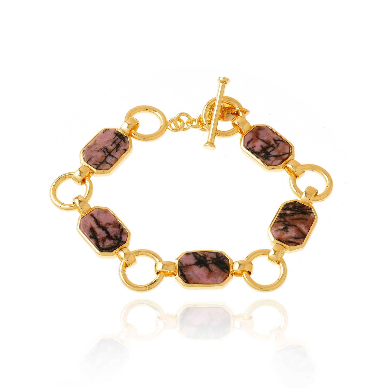 Icon Organic Rhodonite Bracelet