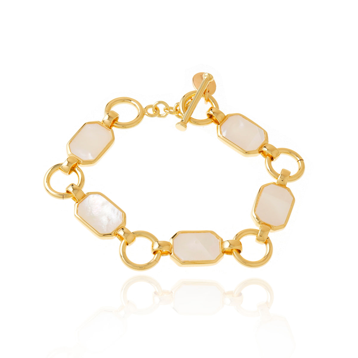Icon Organic White Mother of Pearl Bracelet