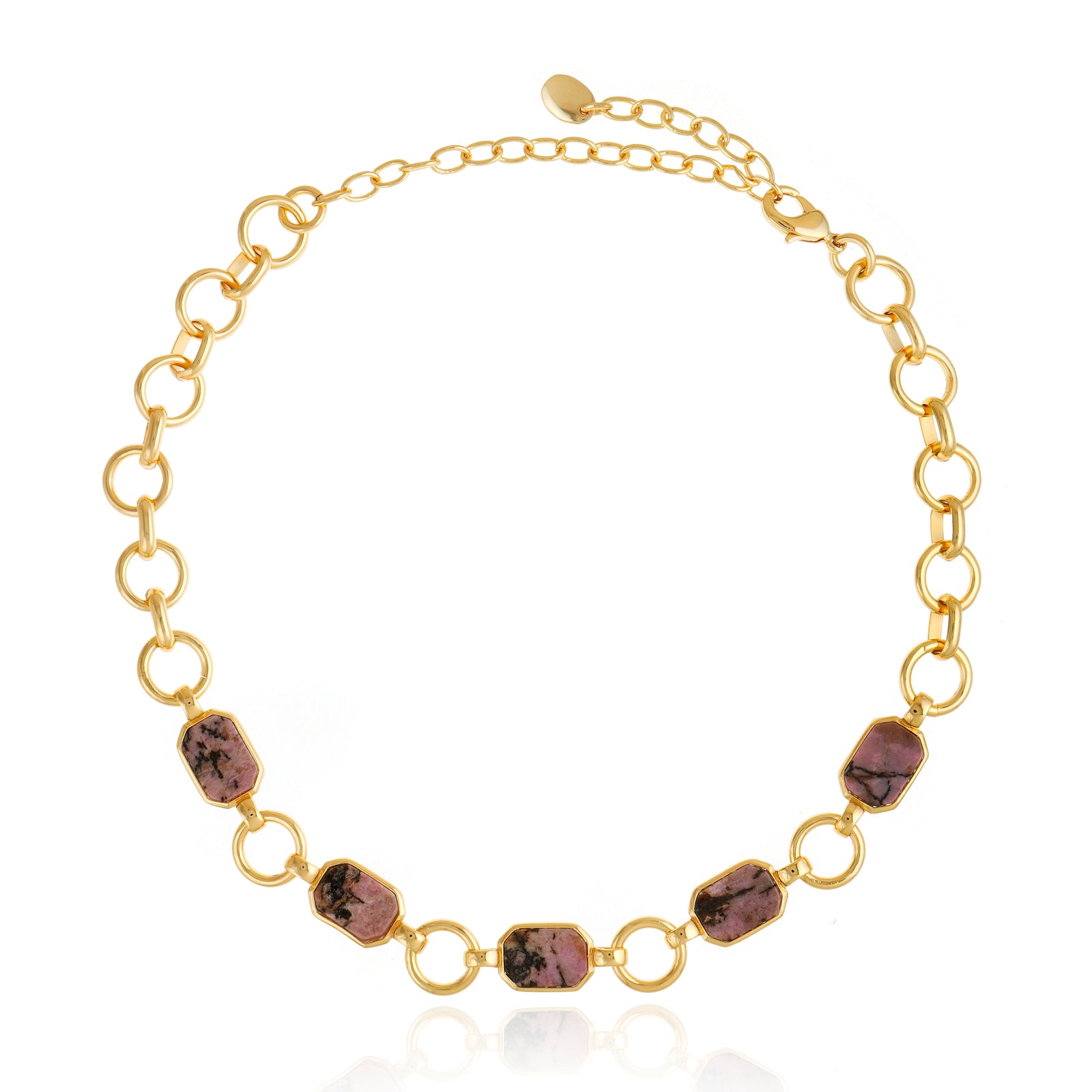 Icon Organic Rhodonite Choker