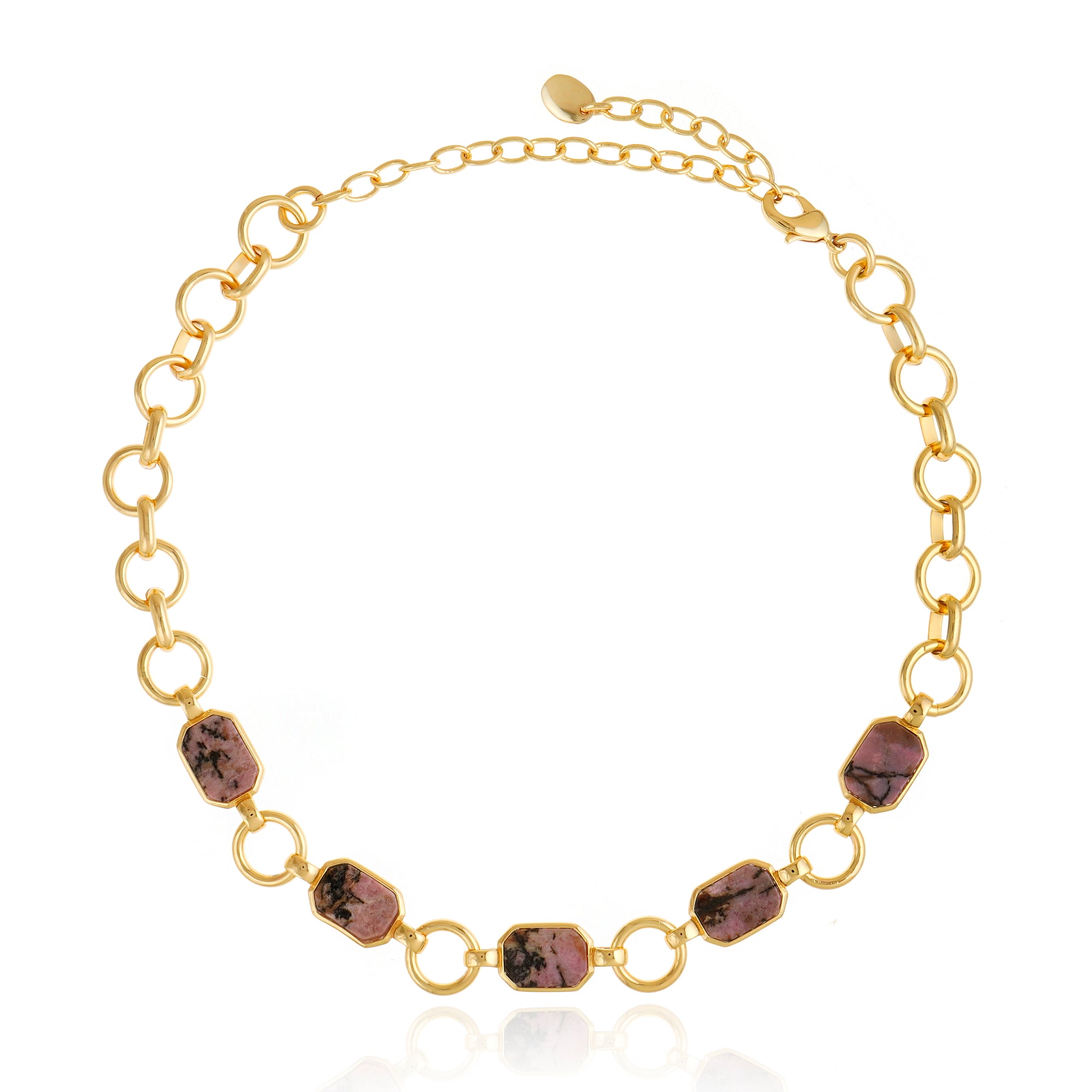 Icon Organic Rhodonite Choker
