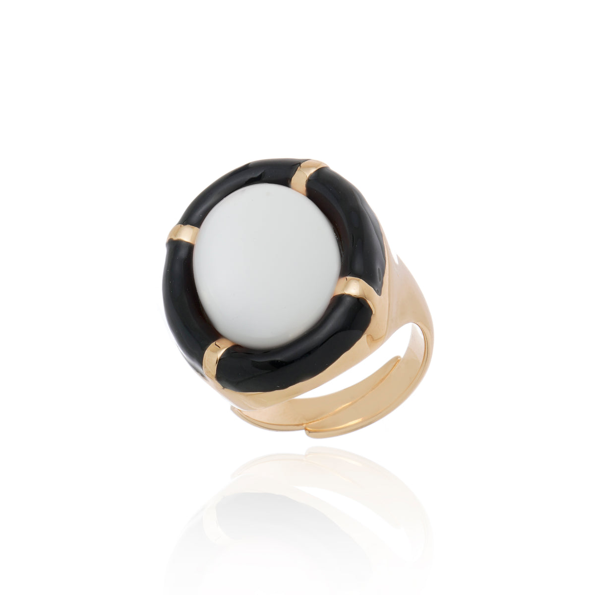 Fascino Ring White Agate