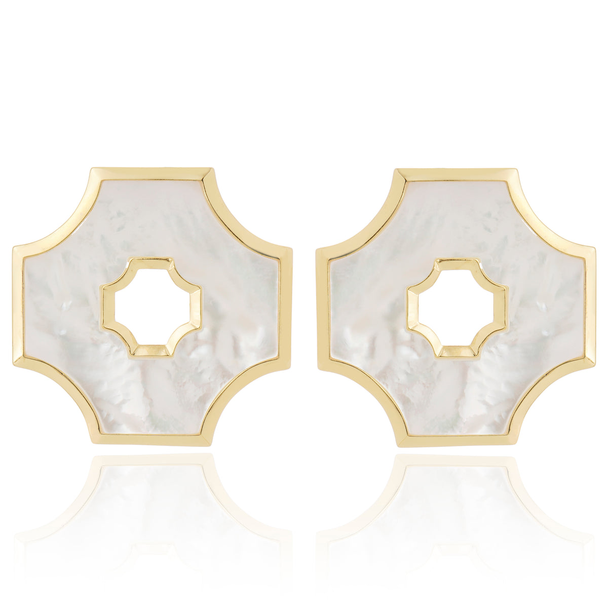 Ágape Earrings White Mother of Pearl