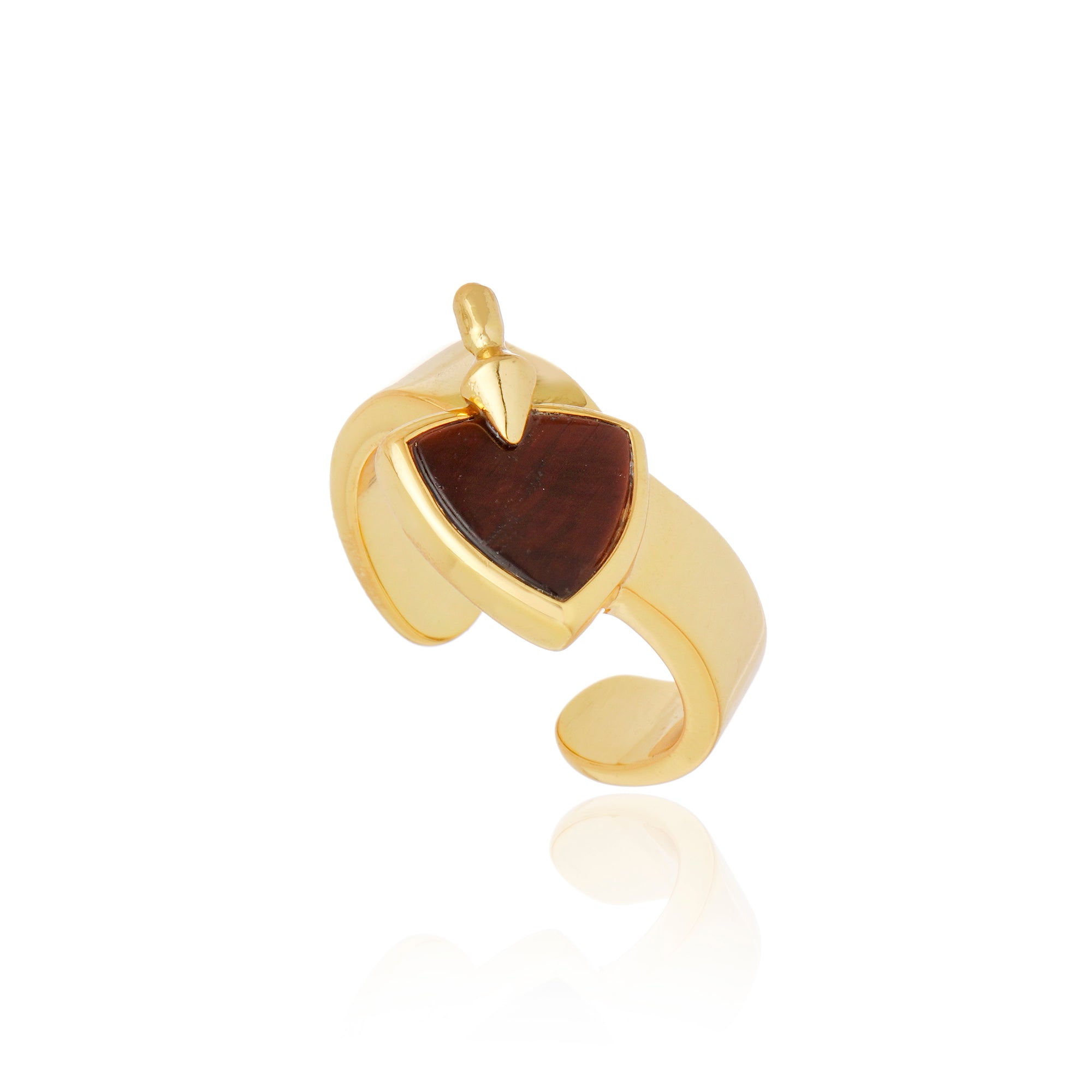 Himeros Ring Tyger’s Eye - Cristina Sabatini